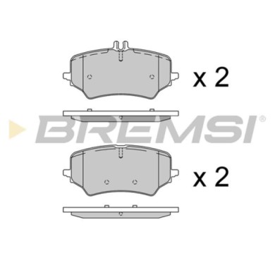 BP3970.jpg Kit Pastiglie Freno Posteriore Mercedes-benz Eqe Eqs Suv Eqe Suv Eqs Bp3970 000 420 64 03 S.f. Zf Sachs Bremsi