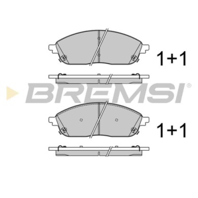 BP3972.jpg Kit Pastiglie Freno Anteriore Jeep Grand Cherokee L V Bp3972 68531132aa Con Contatto Segnalazione Usura Bremsi