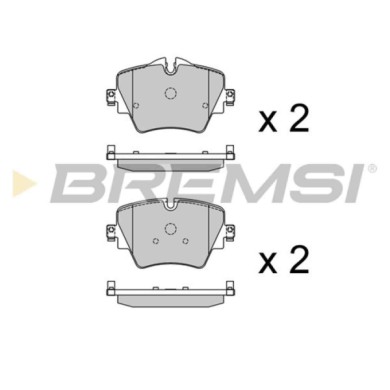BP3975.jpg Kit Pastiglie Freno Anteriore Bmw 2 Active Tourer Bp3975 34108837151 Bremsi