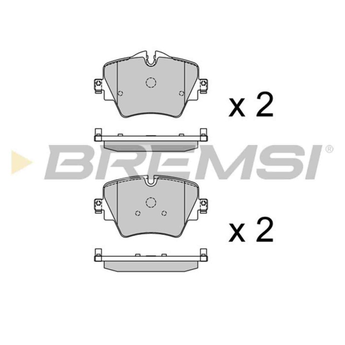 BP3975.jpg Kit Pastiglie Freno Anteriore Bmw 2 Active Tourer Bp3975 34108837151 Bremsi