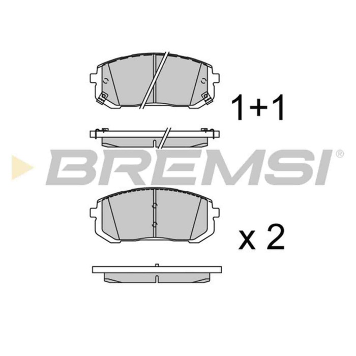 BP3977.jpg Kit Pastiglie Freno Anteriore Kia Niro Ii Bp3977 58101-ata50 Bremsi