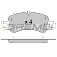 BP3980.jpg Kit Pastiglie Freno Anteriore Porsche 718 Boxster 718 Cayman 911 911 Cabriolet 911 Targa Bp3980 992 698 075 F S.f. Br