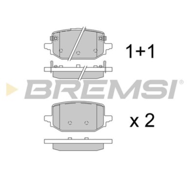 BP3989.jpg Kit Pastiglie Freno Posteriore Nissan Qashqai Iii Bp3989 D4060-6ra0b Con Contatto Segnalazione Usura S.f. Lucas-trw B