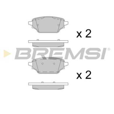 BP3992.jpg Kit Pastiglie Freno Posteriore Mercedes-benz Citan Cassone/limousine Spaziosa (w420) Bp3992 420 420 56 00 S.f. Zf Sac