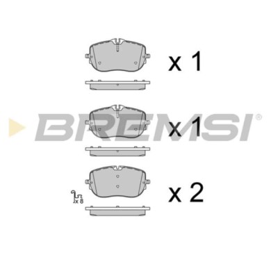 BP3993.jpg Kit Pastiglie Freno Anteriore Mercedes-benz C-class C-class All-terrain C-class T-model Bp3993 000 420 00 04 S.f. Bos