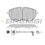 BP3998.jpg Kit Pastiglie Freno Anteriore Volkswagen California T6 Camper (sgc Sgg Shc) Bp3998 7la 698 151 A Con Contatto Segnala