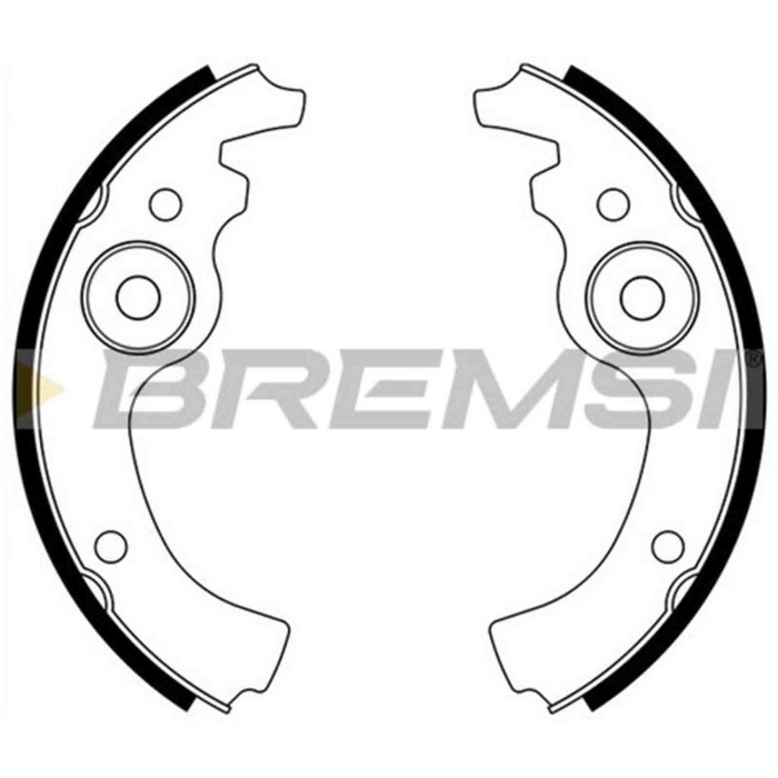 GF01411010.jpg Kit Ganasce Freno Posteriore Autobianchi Bianchina Berlina Gf01411010 Magg. +10/10 S.f. Fiat Bremsi