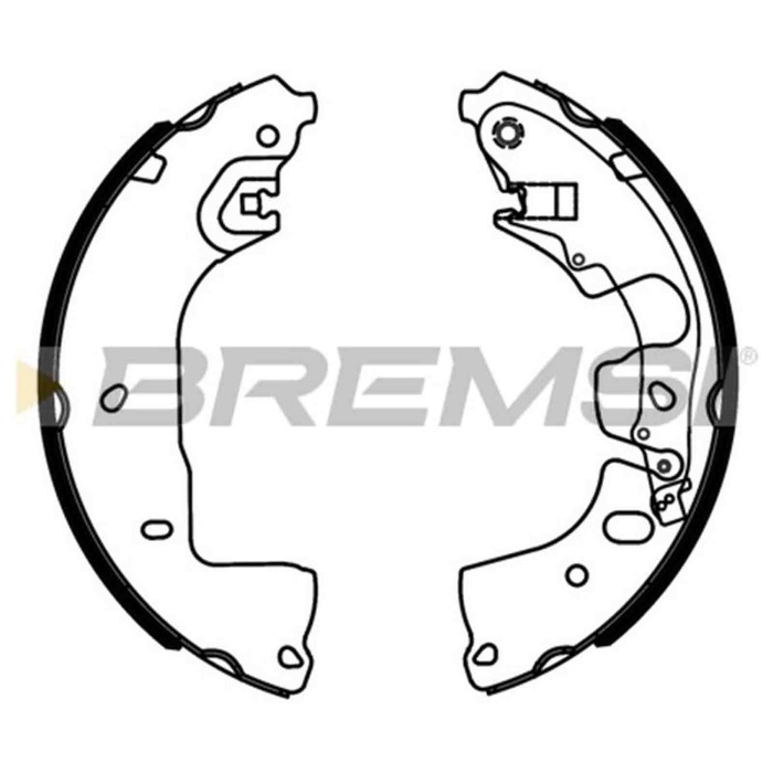 GF1121.jpg Kit Ganasce Freno Posteriore Audi Q4 Suv (f4b) Gf1121 Bremsi