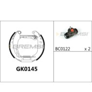 GK0145.jpg Kit Ganasce Freno Posteriore Renault Twingo I Gk0145 Bremsi