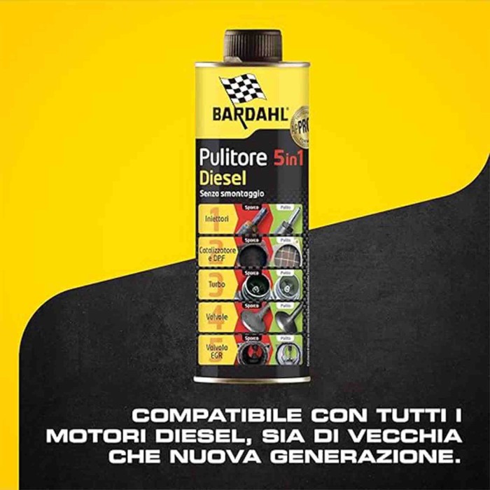 166031_1_.jpg Bardahl Detergente Motore Diesel Pulitore Sistema Motori Diesel Pulizia Valvole Agr Filtro Antiparticolato Diesel 