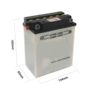 149696-large_default.jpg Batteria Moto 12v 12ah 165cca Batteria Moto Codice Yb12al-a2