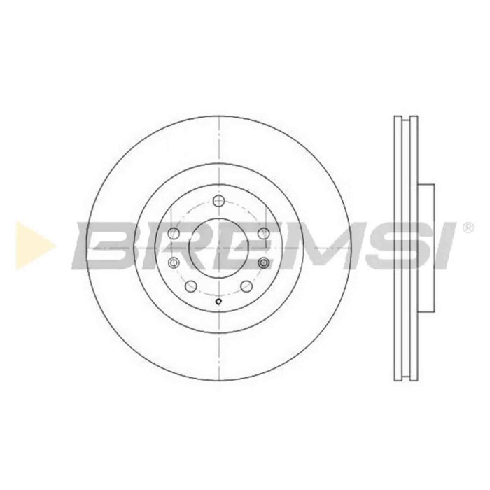 CD7767V_1.jpg Disco Freno Anteriore 92203403 Mazda Cx-7 Cx-9 Autoventilato