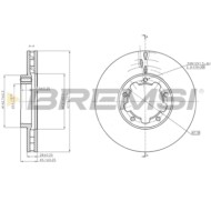 CD5326V.JPG Coppia Dischi Freno Anteriore 92204400 Nissan Cabstar (f24m F24w) Ventilato