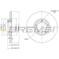 CD6138S.JPG Coppia Dischi Freno Anteriore 92037900 Ford Transit Autobus Transit Furgonato Transit Pianale Piatto/telaio Pieno