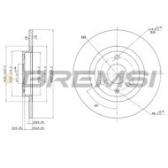 CD6229S.JPG Coppia Dischi Freno Anteriore 92054000 Citroën Ax Pieno
