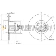 CD6286S.JPG Coppia Dischi Freno Anteriore 92092600 Austin 1000-series Mk Ii Pieno
