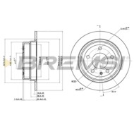CD6303S.JPG Coppia Dischi Freno Posteriore 92026600 Bmw 7 Pieno