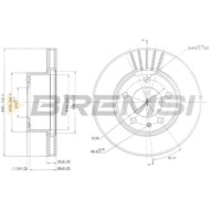 CD6325V.JPG Coppia Dischi Freno Anteriore 92026700 Bmw 5 6 Ventilato