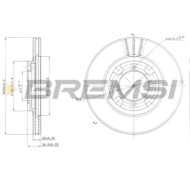 CD6342V.JPG Coppia Dischi Freno Anteriore 92047200 Mazda 626 Ii 626 Ii Hatchback Ventilato