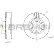 CD6357V.JPG Coppia Dischi Freno Anteriore 92079600 Mazda E Furgonato (sr2) Ventilato