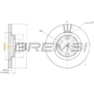 CD6394V.JPG Coppia Dischi Freno Anteriore 92061800 Mazda 626 Iii 626 Iii Hatchback 626 Iii Coupé 626 Iii Station Wagon Ventilato
