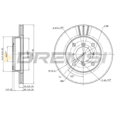 CD6400V.JPG Coppia Dischi Freno Anteriore 92069100 Suzuki Swift Ii 2 Volumi/coda Spiovente Swift Ii Tre Volumi Ventilato