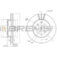 CD6408V.JPG Coppia Dischi Freno Anteriore 92077300 Toyota Carina Ii Tre Volumi Carina Ii Carina Ii Station Wagon Ventilato