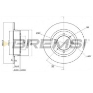 CD6409S.JPG Coppia Dischi Freno Posteriore 92062900 Mitsubishi Colt Iii Lancer Iv 2 Volumi/coda Spiovente Galant Vi Tre Volumi G