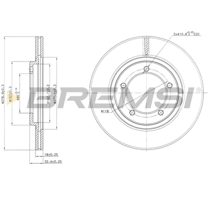 CD6420V.JPG Coppia Dischi Freno Anteriore 92114200 Bertone Freeclimber 2 Ventilato