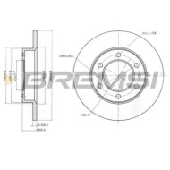 CD6444S.JPG Coppia Dischi Freno Anteriore 92063400 Toyota Land Cruiser (j7)