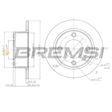 CD6490S.JPG Coppia Dischi Freno Posteriore 92059700 Citroën Xantia Xantia Break Pieno
