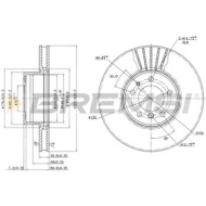 CD6606V.JPG Coppia Dischi Freno Anteriore 92058300 Bmw 7 8 5 5 Touring Ventilato