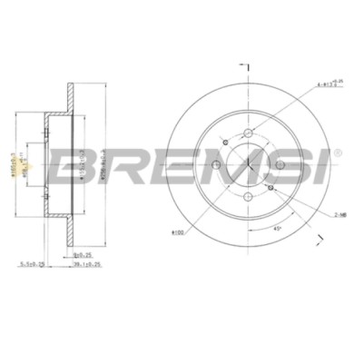 CD6717S.JPG Coppia Dischi Freno Posteriore 92079900 Nissan Sunny Iii Hatchback 100 Nx Almera I Hatchback Almera I Sunny Iii Lift