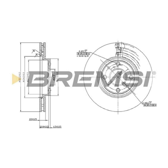 CD6762V.JPG Coppia Dischi Freno Anteriore 92069600 Fiat Panda (169)