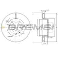 CD6772V.JPG Coppia Dischi Freno Anteriore 92070200 Nissan Vanette Autobus Vanette Furgonato Ventilato