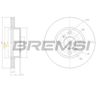 CD6775V.JPG Coppia Dischi Freno Anteriore 92094100 Toyota Corolla Fx Compact Corolla Daihatsu Charade Iv Ventilato