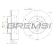 CD6786S.JPG Coppia Dischi Freno Posteriore 92073900 Isuzu Trooper I (ubs) Pieno