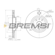 CD6797V.JPG Coppia Dischi Freno Anteriore 92083200 Alfa Romeo Gtv Spider Ventilato