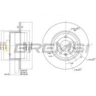 CD6811S.JPG Coppia Dischi Freno Posteriore 92075700 Opel Vectra B 2 Volumi /coda Spiovente (j96)