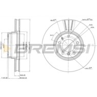 CD6832V.JPG Coppia Dischi Freno Anteriore 92072200 Bmw 7 Z8 Roadster Ventilato