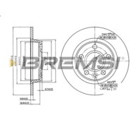 CD6847S.JPG Coppia Dischi Freno Posteriore 92074300 Volkswagen Sharan Ford Galaxy Seat Alhambra Nero