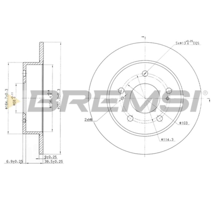 CD6863S.JPG Coppia Dischi Freno Posteriore 92095500 Nissan 200 Sx Pieno