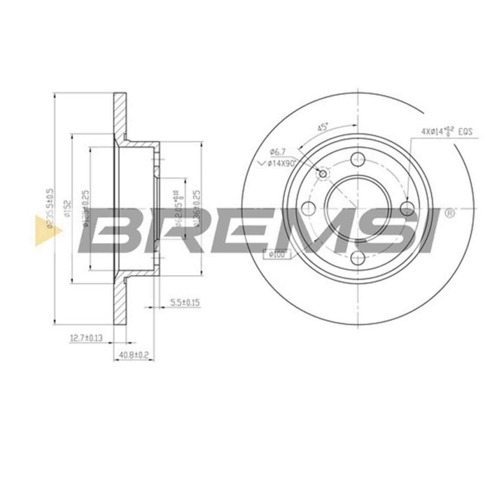 CD6875S.JPG Coppia Dischi Freno Anteriore 92090200 Skoda Favorit (781)