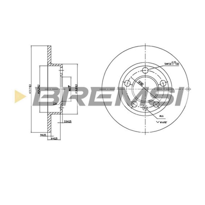 CD6929S.JPG Coppia Dischi Freno Posteriore 92082500 Audi A1 (8x1 8xk)