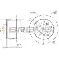 CD6931S.JPG Coppia Dischi Freno Posteriore 92073400 Mercedes-benz Classe G (w460) S.f. Ate / Bosch