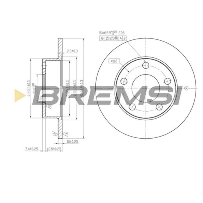 CD6952S.JPG Coppia Dischi Freno Posteriore 92088500 Audi A4 A4 Avant Volkswagen Passat Passat Variant Nero