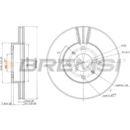 CD6959V.JPG Coppia Dischi Freno Anteriore 92094900 Nissan 200sx (s13)