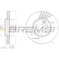 CD6964V.JPG Coppia Dischi Freno Anteriore 92073100 Mercedes-benz Classe C Classe E Classe E T-model Clk Classe E Pianale Piatto/