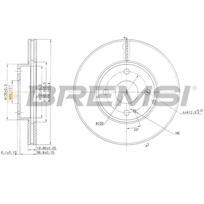 CD6975V.JPG Coppia Dischi Freno Anteriore 92096800 Mazda Mx-5 I Mx-5 Ii Ventilato