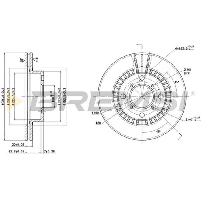 CD6978V.JPG Coppia Dischi Freno Anteriore 92093200 Suzuki Baleno 2 Volumi/coda Spiovente Baleno Baleno Station Wagon Nero